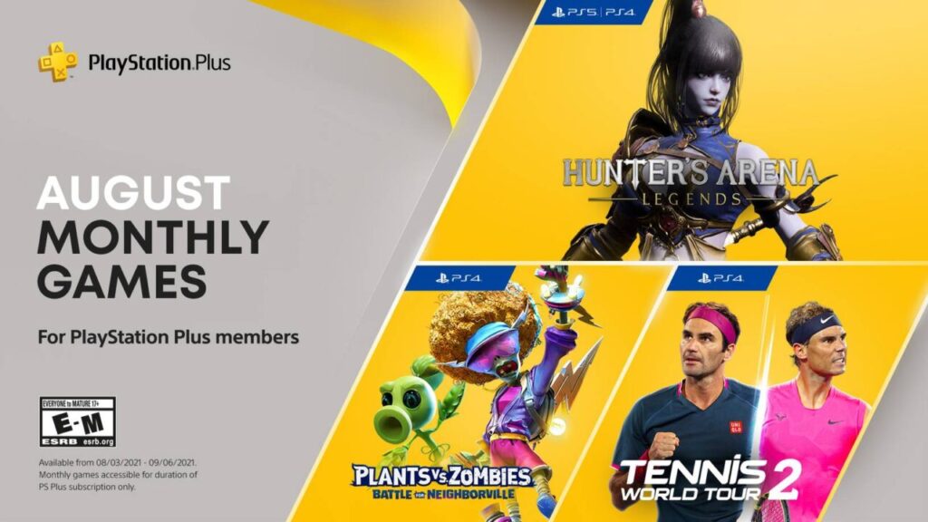 PS Plus August 2021